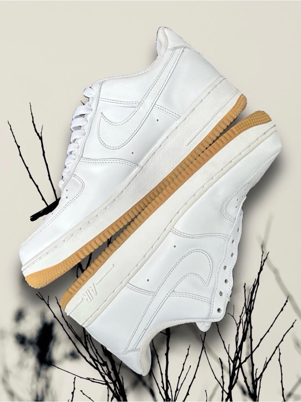 Nike Air Force 1 ‘07 Brown/White Size 10 Women/8.5 Men